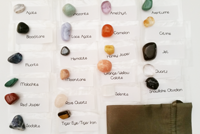 crystal love notes set of stones